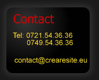 Contact creare site